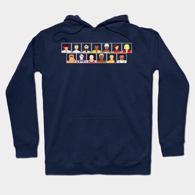 Select Your Character-Street Fighter 3: 2nd Impact Hoodie by MagicFlounder